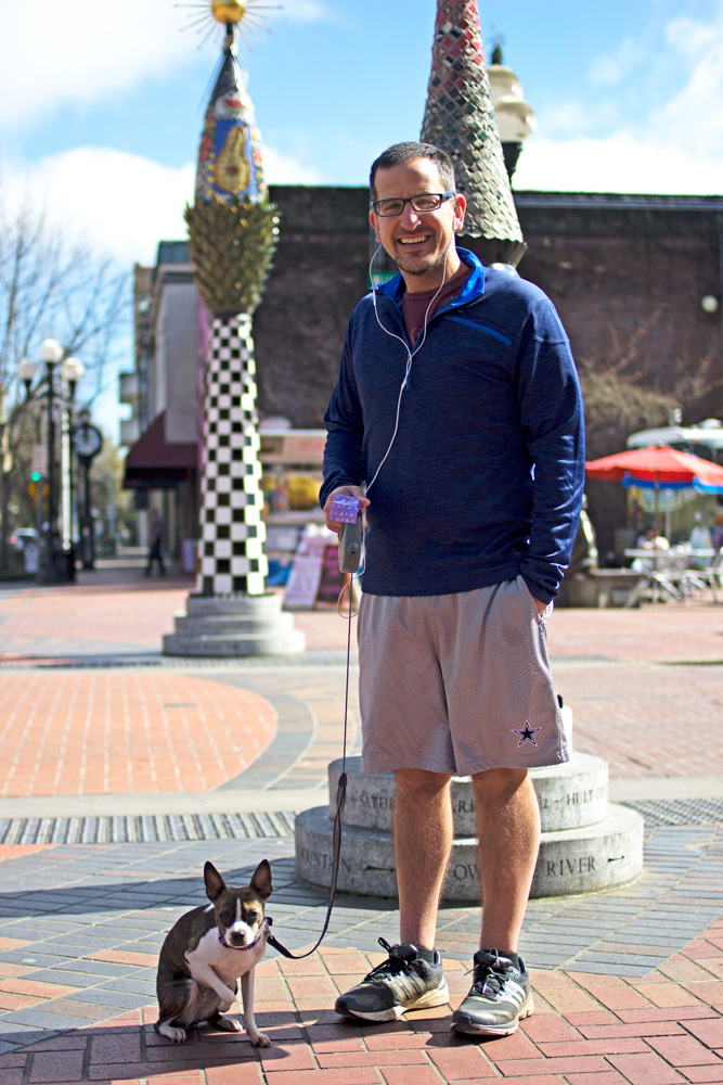 People of Downtown Eugene — Walking with Posey